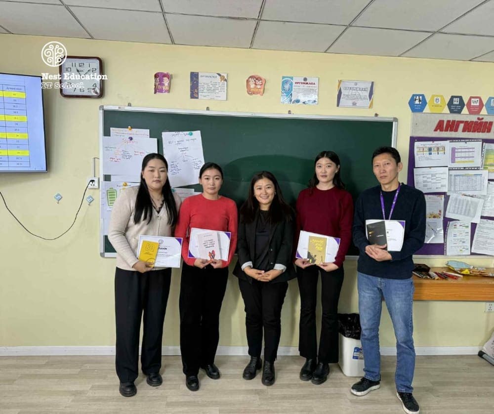 🟣Дунд ангийн багш нар бие биедээ арга зүйгээ хуваалцах, суралцах сайн хичээлийн хэлэлцүүлэг хийж, заах арга зүйгээ сайжруулах зорилготой АРГА ЗҮЙГЭЭ ХУВААЛЦЪЯ үйл ажиллагаанд амжилттай оролцсон ПУУЖИН БҮТЭЭХ ХҮМҮҮСИЙН ЛУУЖИН НЬ болсон багш нартаа баяр хүргэе. 